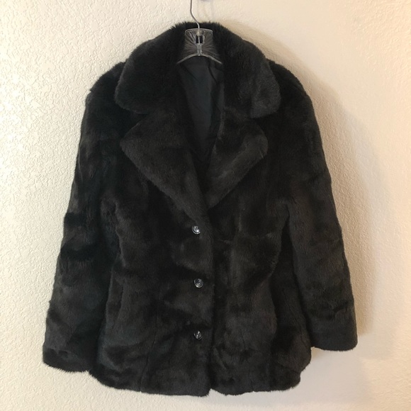 Vintage Faux Fur Coat - Picture 1 of 4